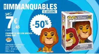 E.Leclerc FIGURINE LE ROI LION MUFASA FUNKO POP! offre