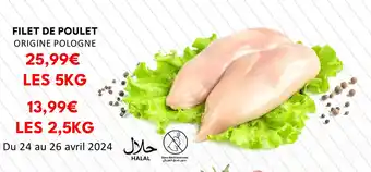 Hmarket FILET DE POULET offre