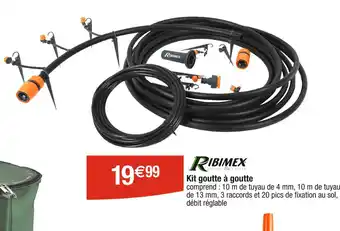 Cora x Carrefour RIBIMEX Kit goutte à goutte offre