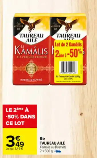 Carrefour Riz Taureau Ailé offre