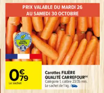 Carrefour Carottes offre