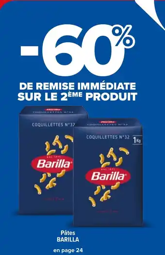 Carrefour Pâtes BARILLA offre