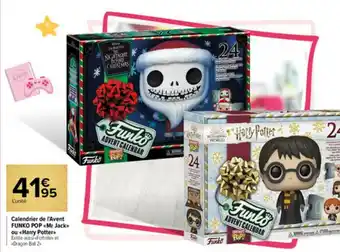 Carrefour Calendrier De L'avent Funko Pop «mr Jack» Ou «harry Potter» offre