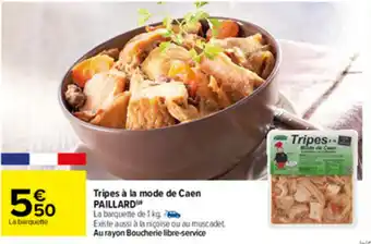 Carrefour Tripes à la mode de Caen offre