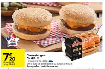 Carrefour Cheese burgers offre