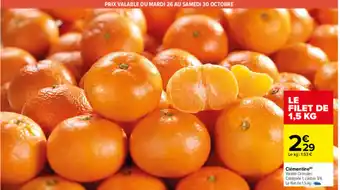 Carrefour Clémentine offre