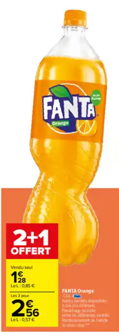 Carrefour Fanta Orange offre