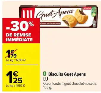 Carrefour Biscuits Guet Apens LU offre