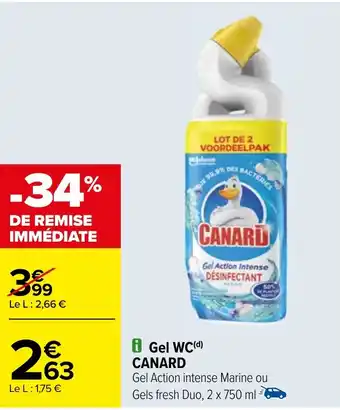 Carrefour i Gel WC(d) CANARD offre