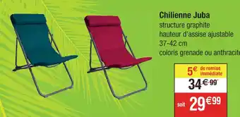 Cora x Carrefour Chilienne Juba structure graphite offre