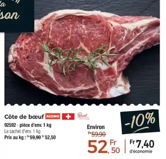 Thiriet Côte de bœuf offre