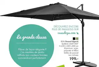 Casa Parasol Déporté Riva offre