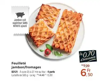 Thiriet Feuilleté jambon/fromages offre