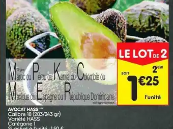 Leader Price Avocat Hass offre