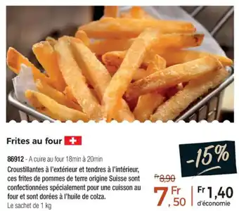 Thiriet Frites au four + offre