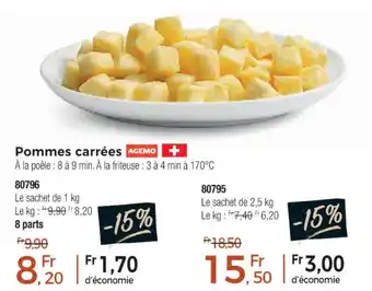 Thiriet Pommes carrées offre