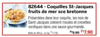 Thiriet 82644 - Coquilles St-Jacques fruits de mer sce bretonne offre