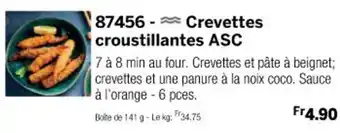 Thiriet 87456 Crevettes croustillantes ASC offre