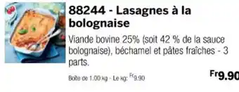 Thiriet 88244 Lasagnes à la bolognaise offre