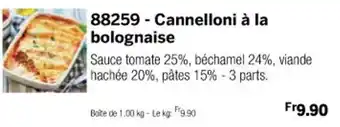 Thiriet 88259 - Cannelloni à la bolognaise offre