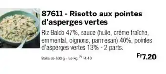 Thiriet 87611 - Risotto aux pointes d'asperges vertes offre