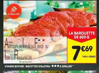 Leader Price Viande Bovine : Bavettes D'aloyau à Griller offre