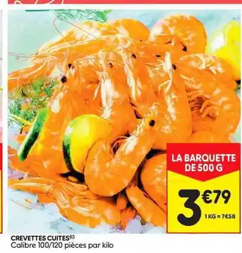 Crevettes Cuites