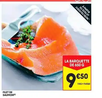 Leader Price Filet De Saumon offre