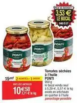 Migros Ponti - tomates séchées à l'huile offre