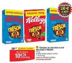 Migros Kellogg's - céréales au chocolat au lait tresor offre