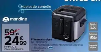 Carrefour Friteuse offre