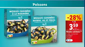 Lidl MOULES CUISINEES offre