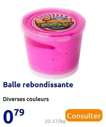 Action Balle rebondissante offre