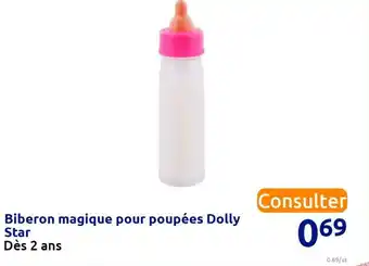 Dolly star biberon magique pour poupées