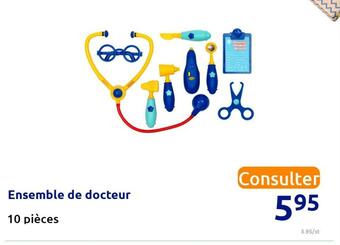 Action Ensemble de docteur offre