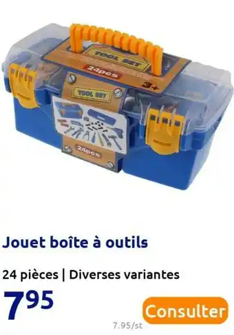 Action Jouet boîte à outils offre