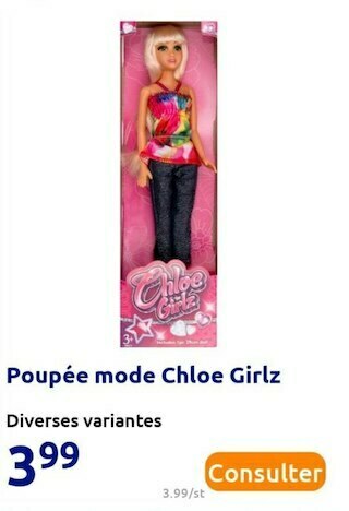 Action Chloe girlz poupée mode offre