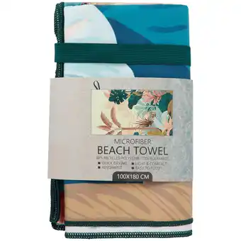 Action Action Drap de plage en microfibre offre