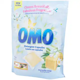 Action Omo Capsules de lessive Omo Savon de Marseille et fleurs de printemps offre