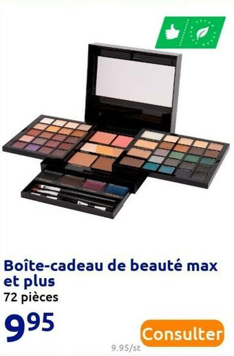 Boîte-cadeau de beauté max et plus