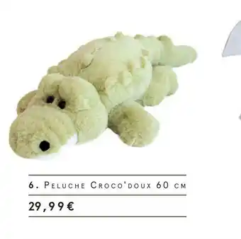 Monoprix Peluche croco'doux offre