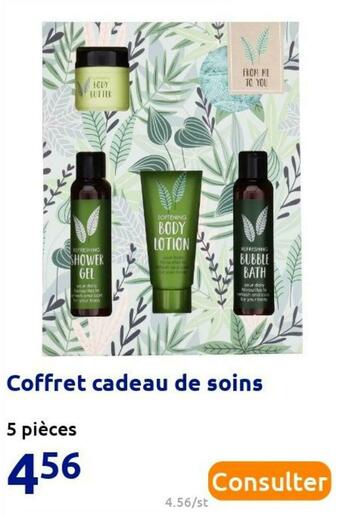 Coffret cadeau de soins