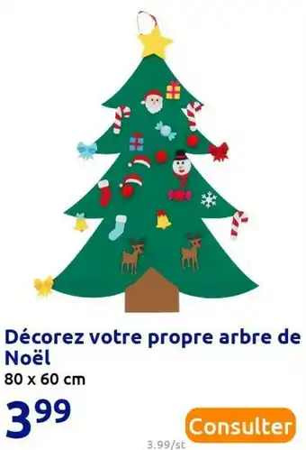 Action Décorez votre propre arbre de noël offre