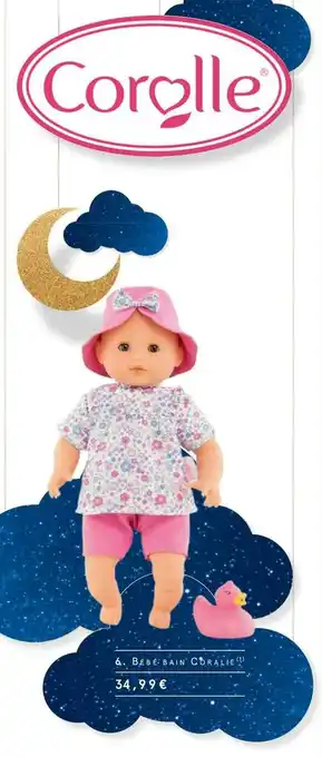 Monoprix Bébé bain coralie offre