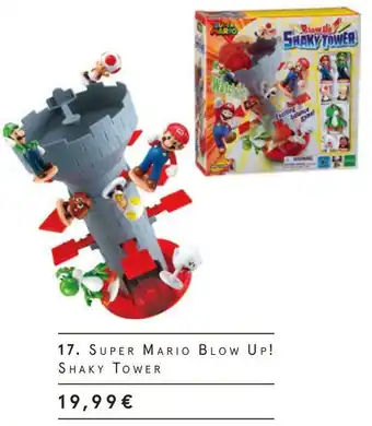 Monoprix Super mario blowup ! shaky tower offre