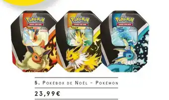 Pokémon pokébox de noel