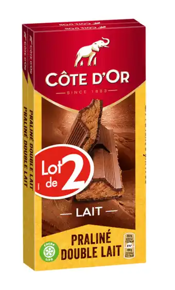 Carrefour Market CÔTE D'OR Tablettes de chocolat praliné offre