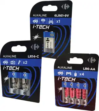 CARREFOUR SUR TOUTES LES PILES I-TECH
