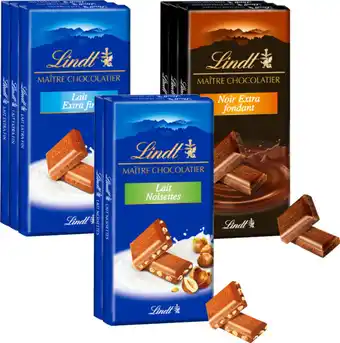 Carrefour Market LINDT MAÎTRE CHOCOLATIER SUR TOUTES LES TABLETTES DE CHOCOLAT offre