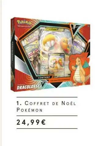 Monoprix Coffret de noel pokémon offre